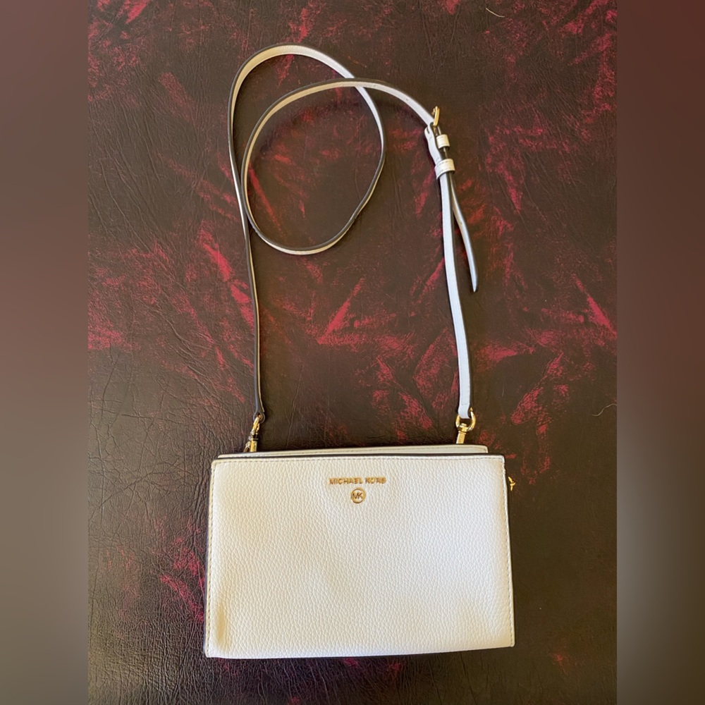 Michael Kors White Crossbody Bag